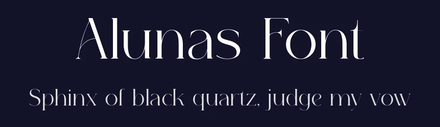 Alunas Font by Rautan Studio — Decorative Font — thumbnail 2
