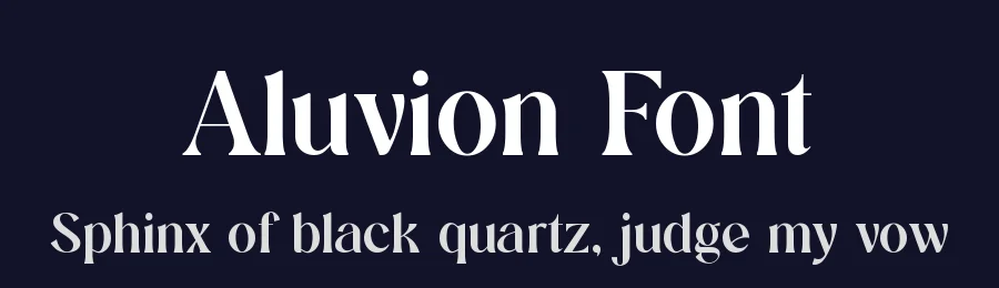 Aluvion Font by UICreative — Serif Font — thumbnail 2