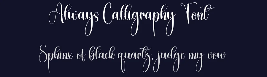 Always Calligraphy Font by creativeletter — Script Handwritten Font — thumbnail 2
