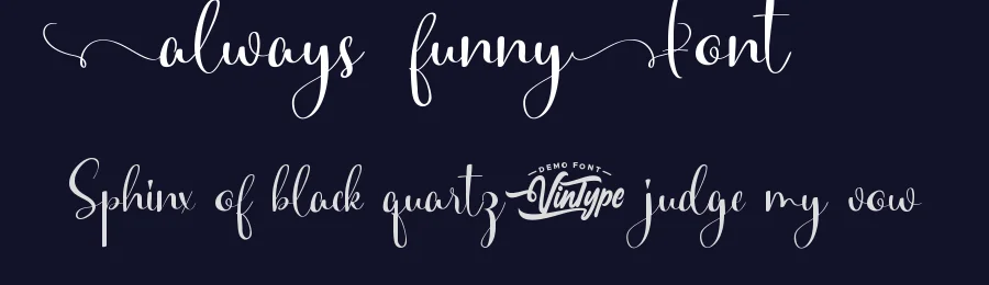Always Funny Font by VinType — Display Font — thumbnail 2