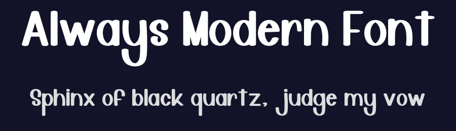 Always Modern Font by inermediaSTUDIO — Display Font — thumbnail 2