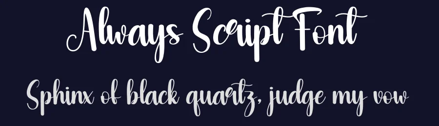 Always Script Font by andikastudio — Script Handwritten Font — thumbnail 2