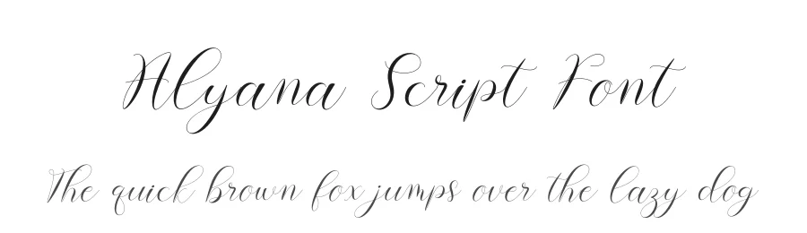 Alyana Script Font by fanastudio — Script Handwritten Font