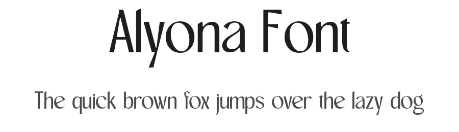 Alyona Font by burntilldead — Sans Serif Font