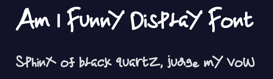 Am I Funny Display Font by levincreative — Decorative Font — thumbnail 2