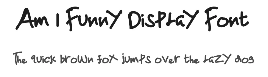 Am I Funny Display Font by levincreative — Decorative Font