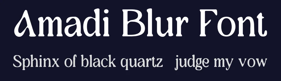 Amadi Blur Font by craftsupplyco — Display Font — thumbnail 2