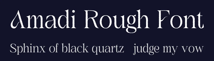 Amadi Rough Font by craftsupplyco — Display Font — thumbnail 2