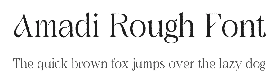 Amadi Rough Font by craftsupplyco — Display Font