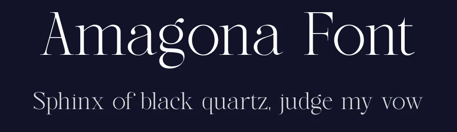 Amagona Font by SURATMI — Decorative Font — thumbnail 2
