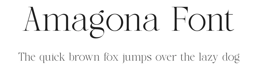 Amagona Font by SURATMI — Decorative Font