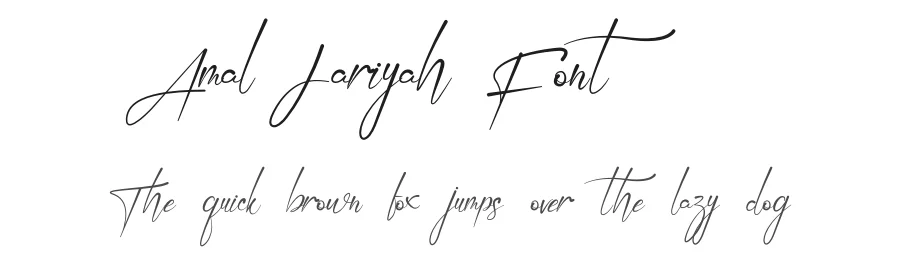 Amal Jariyah Font by Rachmad bagus f — Script Handwritten Font