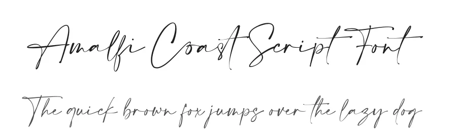Amalfi Coast Script Font by typeline studio — Script Handwritten Font