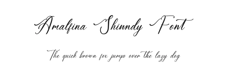 Amalfina Shinndy Font by letterenastudios — Script Handwritten Font