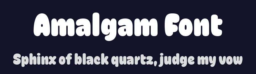 Amalgam Font by Freds Fonts — Display Font — thumbnail 2