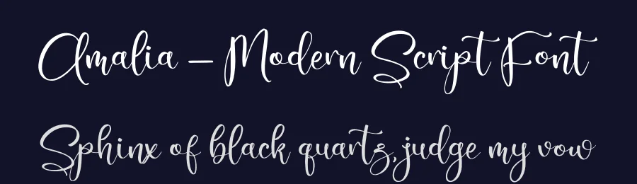 Amalia – Modern Script Font by glorytype — Script Handwritten Font — thumbnail 2
