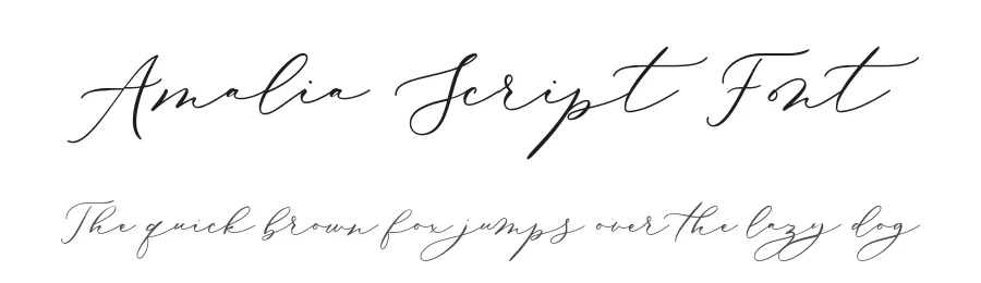 Amalia Script Font by Typeface — Script Handwritten Font
