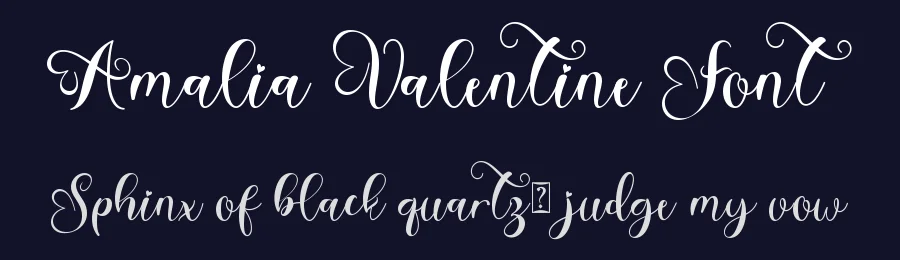 Amalia Valentine Font by Yoga Letter — Script Handwritten Font — thumbnail 2