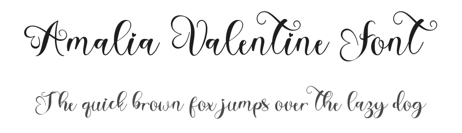 Amalia Valentine Font by Yoga Letter — Script Handwritten Font