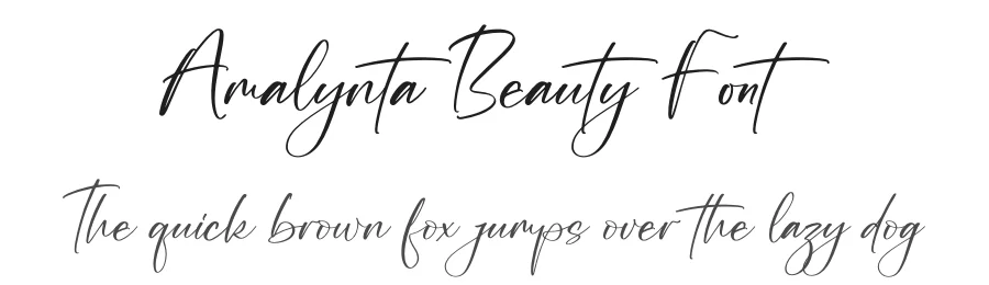 Amalynta Beauty Font by letterfabric — Script Handwritten Font