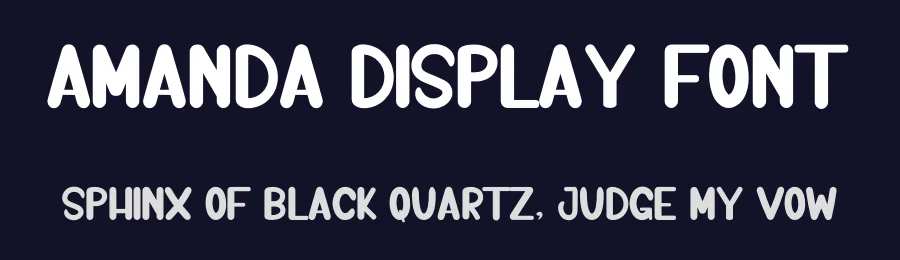 Amanda Display Font by inermediaSTUDIO — Display Font — thumbnail 2