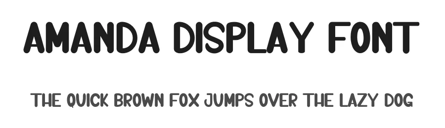Amanda Display Font by inermediaSTUDIO — Display Font