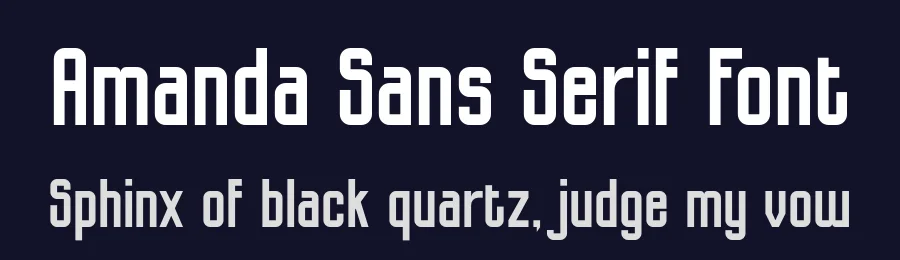Amanda Sans Serif Font by almazstd24 — Sans Serif Font — thumbnail 2