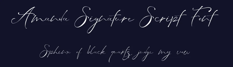 Amanda Signature Script Font by UICreative — Script Handwritten Font — thumbnail 2