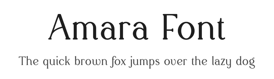 Amara Font by vpcreativeshop — Display Font