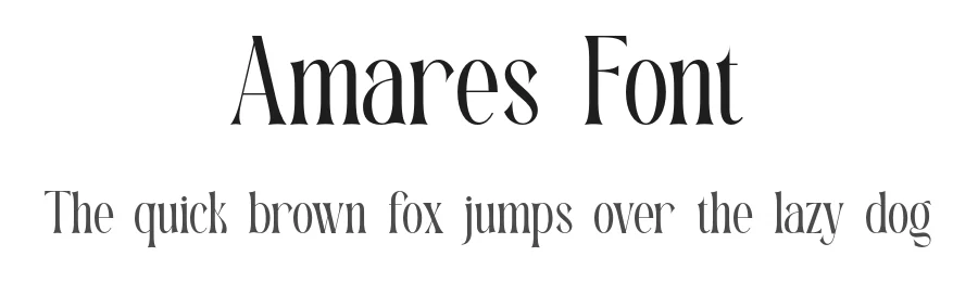 Amares Font by ErmediaStudio — Serif Font