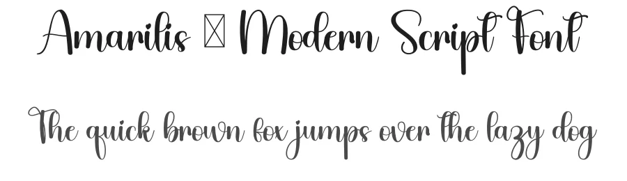 Amarilis – Modern Script Font by inermediaSTUDIO — Script Handwritten Font