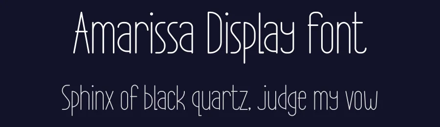 Amarissa Display Font by Manlogs Studio — Display Font — thumbnail 2