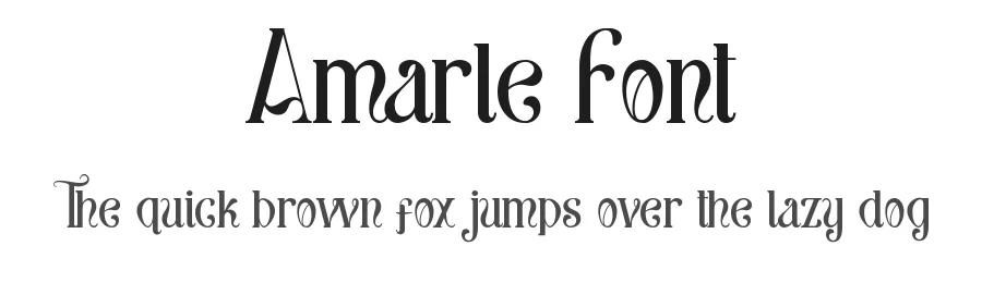 Amarle Font by nihstudio — Display Font