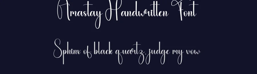 Amastay Handwritten Font by andikastudio — Script Handwritten Font — thumbnail 2