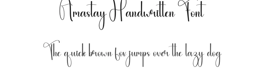 Amastay Handwritten Font by andikastudio — Script Handwritten Font