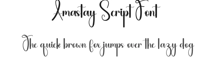 Amastay Script Font by andikastudio — Script Handwritten Font