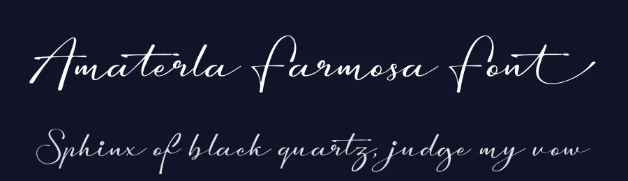Amaterla Farmosa Font by Denustudios — Script Handwritten Font — thumbnail 2