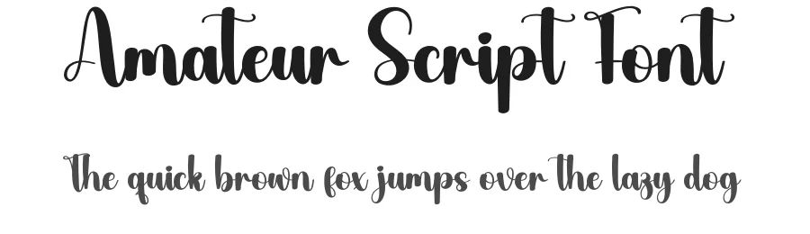 Amateur Script Font by creativeletter — Script Handwritten Font