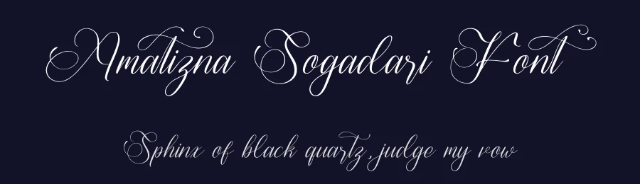 Amatizna Sogadari Font by letterenastudios — Script Handwritten Font — thumbnail 2