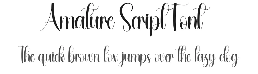 Amature Script Font by andikastudio — Script Handwritten Font