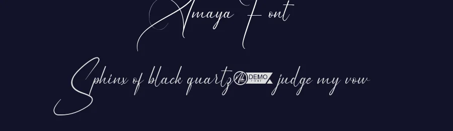 Amaya Font by nihstudio — Script Handwritten Font — thumbnail 2