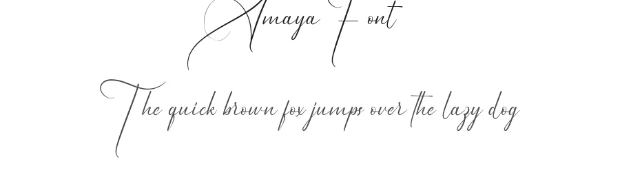 Amaya Font by nihstudio — Script Handwritten Font
