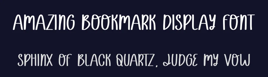 Amazing Bookmark Display Font by Craftedtype — Decorative Font — thumbnail 2