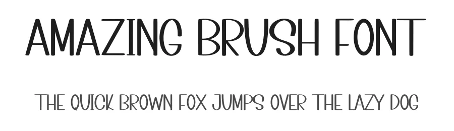 Amazing Brush Font by inermediaSTUDIO — Display Font