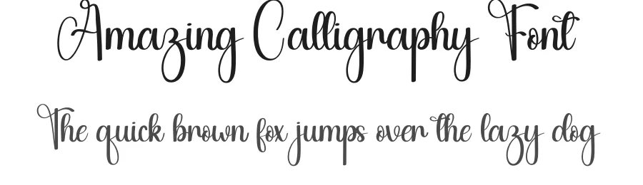 Amazing Calligraphy Font by andikastudio — Script Handwritten Font