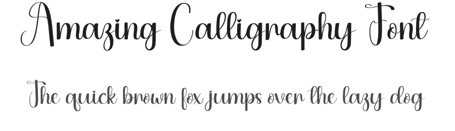 Amazing Calligraphy Font by andikastudio — Script Handwritten Font