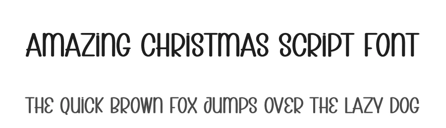Amazing Christmas Script Font by creativeletter — Display Font