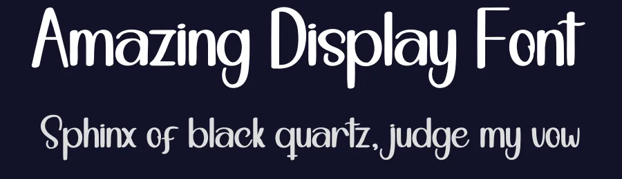 Amazing Display Font by andikastudio — Display Font — thumbnail 2