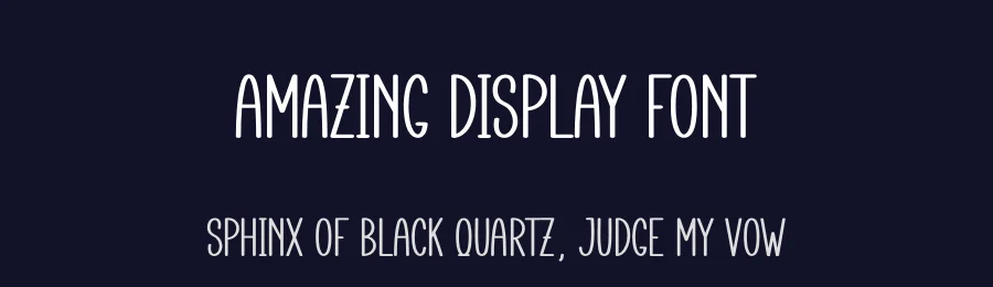Amazing Display Font by andikastudio — Display Font — thumbnail 2