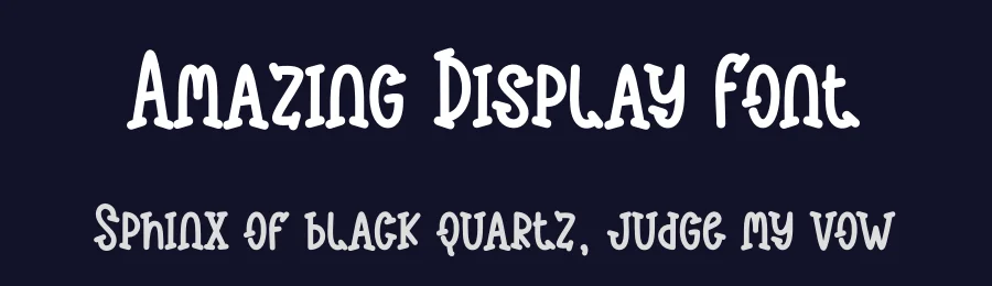 Amazing Display Font by creativeletter — Display Font — thumbnail 2